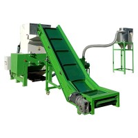 3 Small Plastic Bottle Crusher Plastic Bottle Can Recycling Machine Crusher With Conveyor Belt For Pet